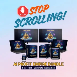 AI Profit Empire Bundle (4-in-1 PLR) - mental health prompts